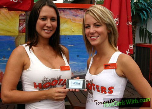 Hot Hooters Girls with Smile