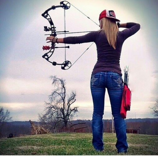 Archery Girl with Great Ass