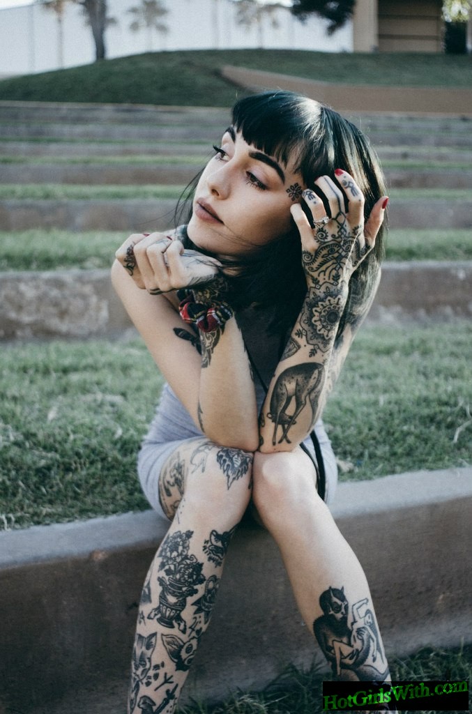 Hot Girl with Tattoos